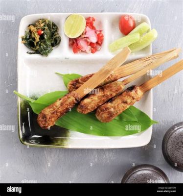  Sate Lilit: Un piatto balinese avvolgente con saporiti morsi marinati!